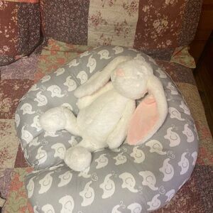 Boppy Pillow With Plush Cover